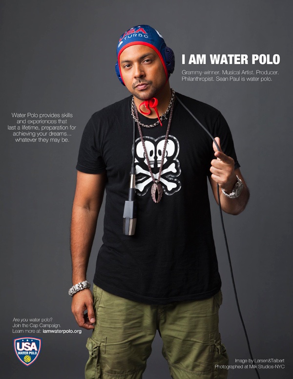 Swim Good Sean Paul Reps for Water Polo in "Cap Campaign" LargeUp