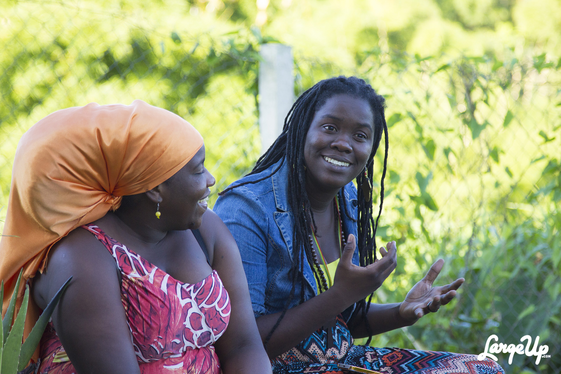 LargeUp TV: Trini Roots with Kushite + Queen Omega - LargeUp