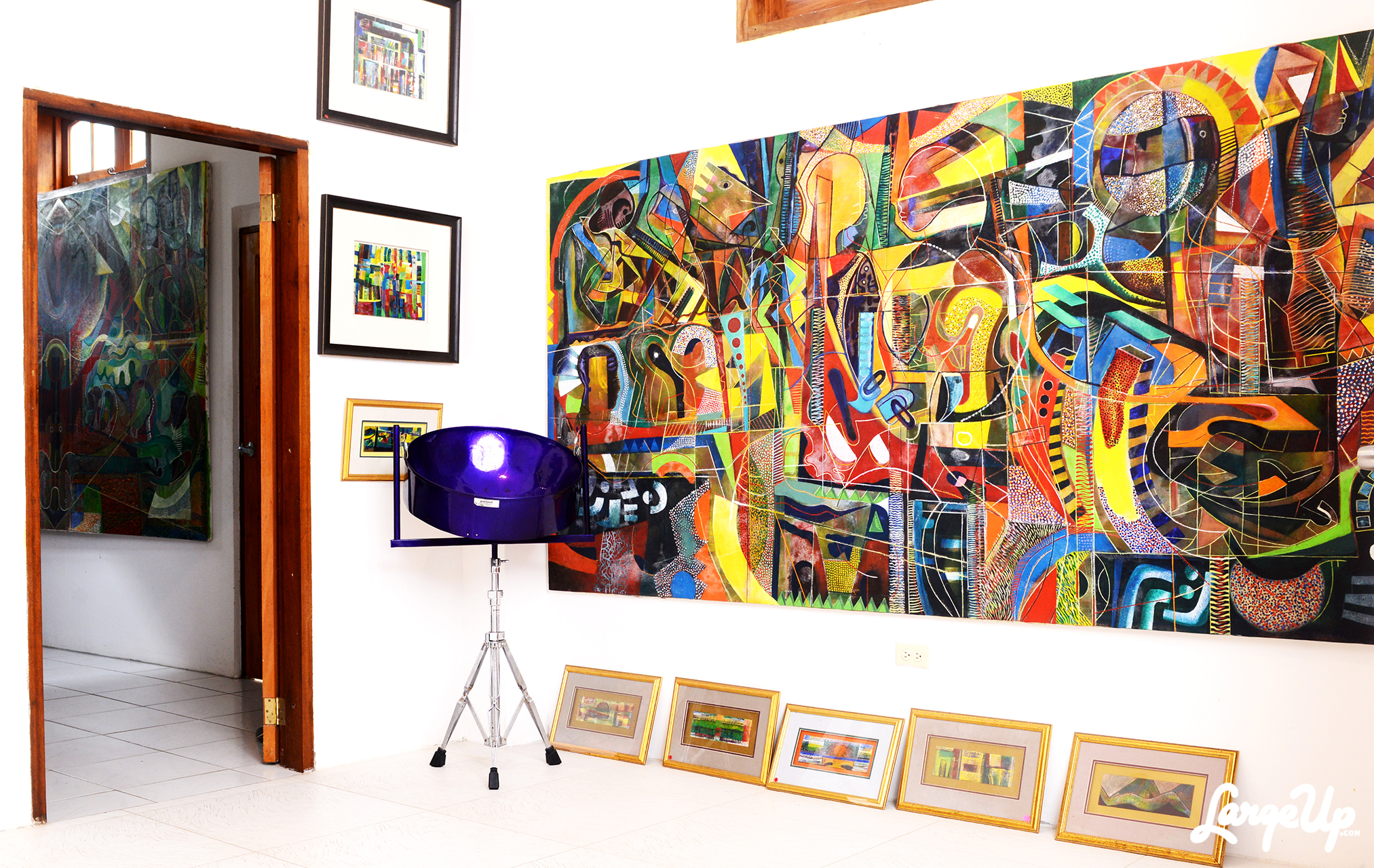 Visual Culture: At Home with Trinidad's Master Artist, LeRoy Clarke - LargeUp